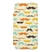 Mustache patroon 3 incipio iPhone portemonnee hoesje (Voorkant Agenda)