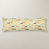 Mustache patroon 3 lichaamskussen (Achterkant)