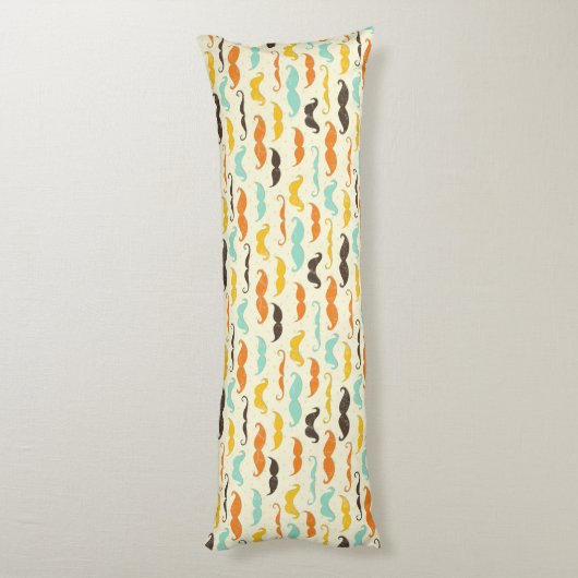 Mustache patroon 3 lichaamskussen (Achterkant (Verticaal))