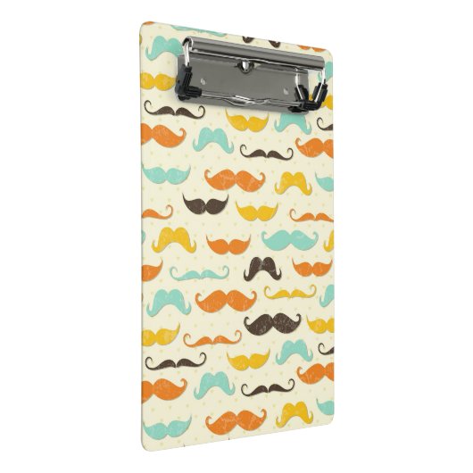 Mustache patroon 3 mini klembord (Schuin)