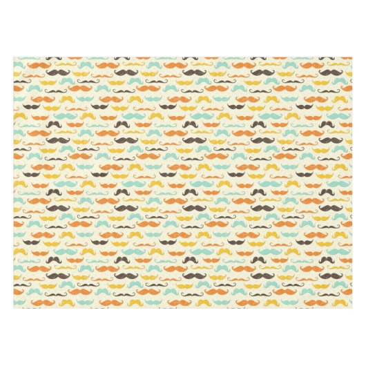 Mustache patroon 3 tafelkleed (Voorkant (Horizontaal))