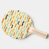 Mustache patroon 3 tafeltennisbatje (Zijkant)