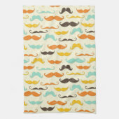 Mustache patroon 3 theedoek (Verticaal)