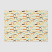 Mustache patroon 3 tissuepapier (Voorkant)