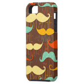 Mustache patroon Case-Mate iPhone case (Achterkant Links)