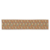 Mustache patroon korte tafelloper (Horizontaal)