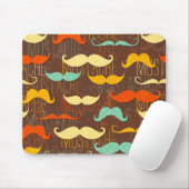 Mustache patroon muismat (Met muis)