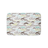 Mustache patroon, retro-stijl 2 badmat (Voorkant)