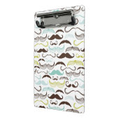 Mustache patroon, retro-stijl 2 mini klembord (Angled2)