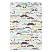 Mustache patroon, retro-stijl 2 mini klembord (Achterkant)