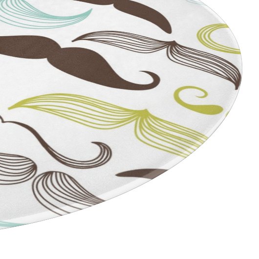 Mustache patroon, retro-stijl 2 snijplank (Hoek)