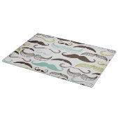 Mustache patroon, retro-stijl 2 snijplank (Hoek)