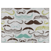 Mustache patroon, retro-stijl 2 snijplank (Voorkant)