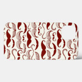 Mustache patroon, retro-stijl 3 Case-Mate iPhone case (Achterkant (horizontaal))