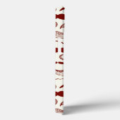 Mustache patroon, retro-stijl 3 Case-Mate iPhone case (Achterkant / Rechts)