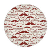 Mustache patroon, retro-stijl 3 snijplank (Voorkant)