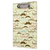 Mustache patroon, retro-stijl 4 klembord (Links)