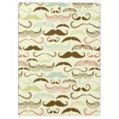 Mustache patroon, retro-stijl 4 klembord (Achterkant)