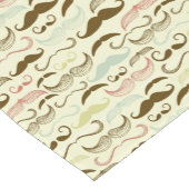 Mustache patroon, retro-stijl 4 korte tafelloper (Hoek)