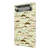 Mustache patroon, retro-stijl 4 mini klembord (Angled2)