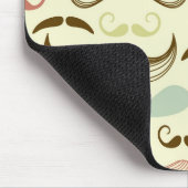 Mustache patroon, retro-stijl 4 muismat (Hoek)