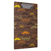 Mustache patroon, retro stijl 5 klembord (Rechts)