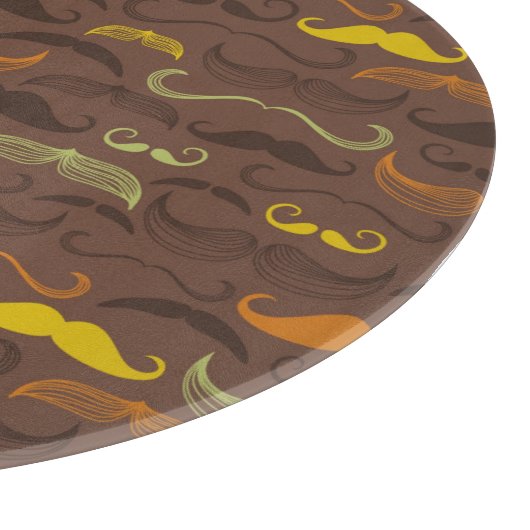 Mustache patroon, retro stijl 5 snijplank (Hoek)