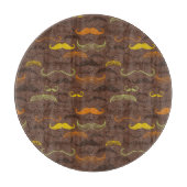 Mustache patroon, retro stijl 5 snijplank (Voorkant)