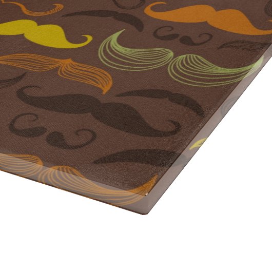 Mustache patroon, retro stijl 5 snijplank (Hoek)