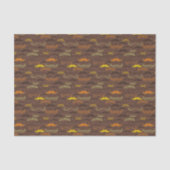 Mustache patroon, retro stijl 5 tissuepapier (Voorkant)