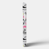 Mustache patroon, retro-stijl Case-Mate iPhone case (Achterkant / Links)