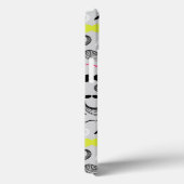 Mustache patroon, retro-stijl Case-Mate iPhone case (Achterkant / Rechts)