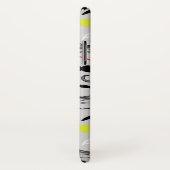 Mustache patroon, retro-stijl Case-Mate iPhone case (Achterkant / rechts)