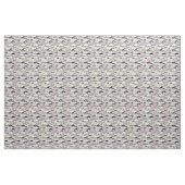 Mustache patroon, retro-stijl stof (Yard (91,4 cm))