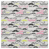 Mustache patroon, retro-stijl stof (Swatch)
