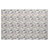 Mustache patroon, retro-stijl stof (Fat Quarter)