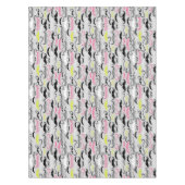 Mustache patroon, retro-stijl tafelkleed (Voorkant)