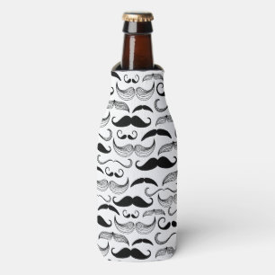 Mustache Pattern Flesjeskoeler