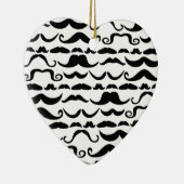 Mustache Pattern Keramisch Ornament (Rechts)