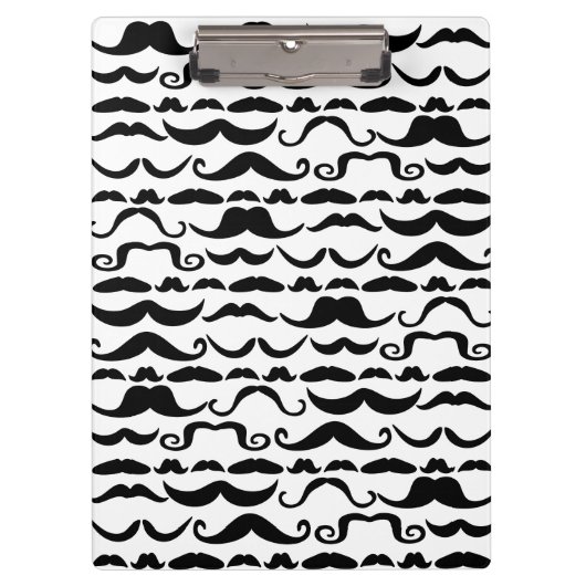 Mustache Pattern Klembord (Voorkant)