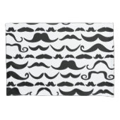 Mustache Pattern Kussensloop (Voorkant)