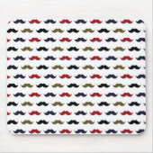 Mustache Pattern Muismat (Voorkant)