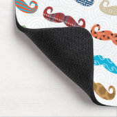 Mustache Pattern Muismat (Hoek)