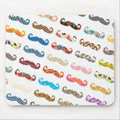 Mustache Pattern Muismat (Voorkant)