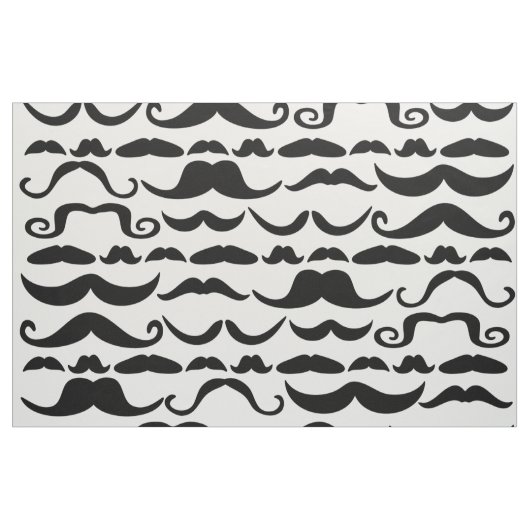 Mustache Pattern Stof (Yard (91,4 cm))