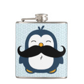 Mustache Penguin Heupfles (Voorkant)