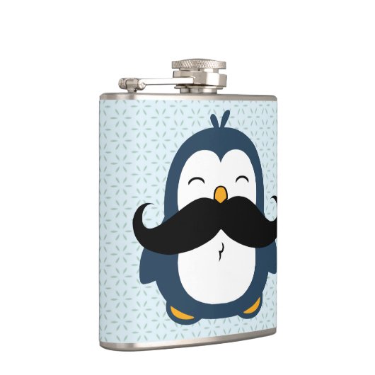 Mustache Penguin Heupfles (Rechts)