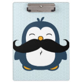 Mustache Penguin Klembord (Voorkant)