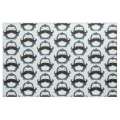 Mustache Penguin Trend Pattern Stof (Fat Quarter)