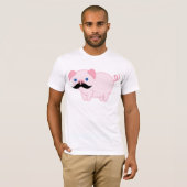 Mustache Pig T-shirt (Voorkant volledig)